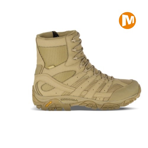Merrell Moab 2 8" Tactical Waterproof Sicherheitsschuhe Damen HellBraun [DE-NZGVS]